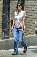 KATIE HOLMES in Jeans Out in New York 06/21/2018