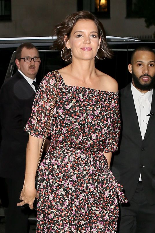 KATIE HOLMES Out and About in New York 05/31/2018