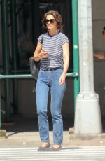 KATIE HOLMES Out and About in New York 06/29/2018