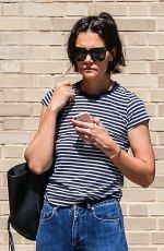KATIE HOLMES Out and About in New York 06/29/2018