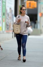 KATIE HOLMES Out for Coffee in New York 06/22/2018