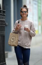 KATIE HOLMES Out for Coffee in New York 06/22/2018