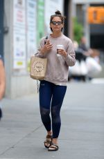 KATIE HOLMES Out for Coffee in New York 06/22/2018