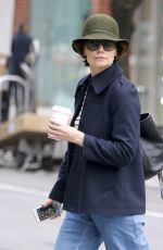 KATIE HOLMES Out in New York 06/01/2018