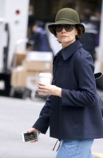 KATIE HOLMES Out in New York 06/01/2018