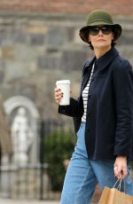KATIE HOLMES Out in New York 06/01/2018