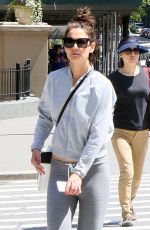 KATIE HOLMES Out in New York 06/09/2018