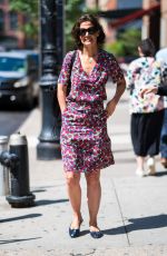 KATIE HOLMES Out in New York 06/28/2018