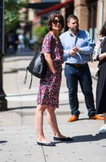 KATIE HOLMES Out in New York 06/28/2018