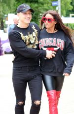 KATIE PRICE and Kris Boyson Out in London 06/25/2018