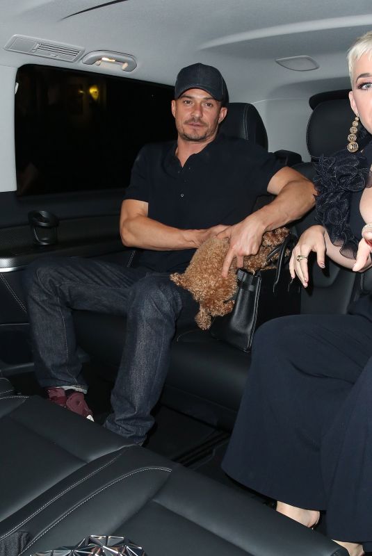 KATY PERRY and Orlando Bloom at Chiltern Firehouse in London 06/16/2018