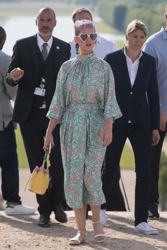 KATY PERRY at Versailles Castle in Paris 05/31/2018
