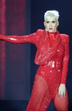 KATY PERRY Performs on Witness Tour at Liverpool Echo Arena 06/21/2018