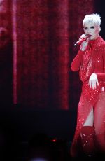 KATY PERRY Performs on Witness Tour at Liverpool Echo Arena 06/21/2018