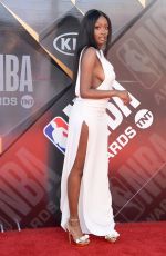KAYLA BRIANNA at 2018 NBA Awards at Barker Hangar in Santa Monica 06/25/2018