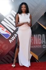 KAYLA SMITH at 2018 NBA Awards at Barker Hangar in Santa Monica 06/25/2018