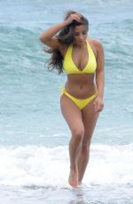 KAYLEIGH MORRIS in Bikini on the Beach in Marbella 06/13/2018