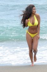 KAYLEIGH MORRIS in Bikini on the Beach in Marbella 06/13/2018