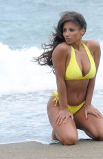 KAYLEIGH MORRIS in Bikini on the Beach in Marbella 06/13/2018