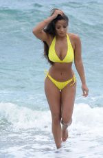 KAYLEIGH MORRIS in Bikini on the Beach in Marbella 06/13/2018