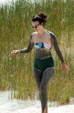 KEIRA KNIGHTLEY in Bikini at a Beach in Pantelleria 06/29/2018