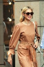 KELLY RUTHERFORD Out Shopping in Milan 06/26/208