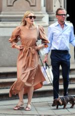 KELLY RUTHERFORD Out Shopping in Milan 06/26/208