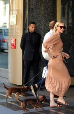 KELLY RUTHERFORD Out Shopping in Milan 06/26/208