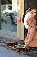 KELLY RUTHERFORD Out Shopping in Milan 06/26/208