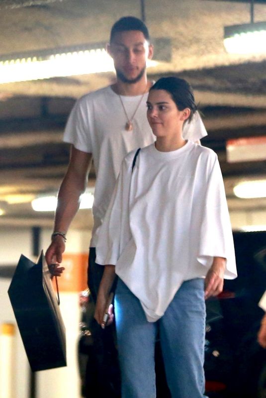 KENDALL JENNER and Ben Simmons Shopping at Barney