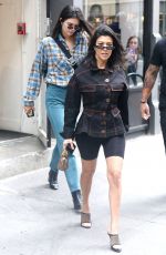 KENDALL JENNER and KOURTNEY KARDASHIAN Leaves Coconut Ice Cream Shop in New York 06/05/2018