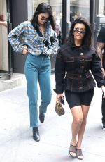 KENDALL JENNER and KOURTNEY KARDASHIAN Leaves Coconut Ice Cream Shop in New York 06/05/2018