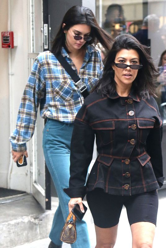 KENDALL JENNER and KOURTNEY KARDASHIAN Leaves Coconut Ice Cream Shop in New York 06/05/2018