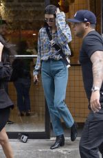 KENDALL JENNER and KOURTNEY KARDASHIAN Leaves Coconut Ice Cream Shop in New York 06/05/2018