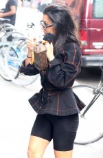 KENDALL JENNER and KOURTNEY KARDASHIAN Leaves Coconut Ice Cream Shop in New York 06/05/2018