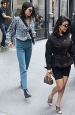 KENDALL JENNER and KOURTNEY KARDASHIAN Out in New York 06/05/2018