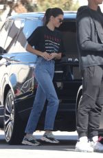 KENDALL JENNER at a Gas Station in Los Angeles 06/27/2018