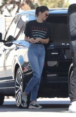 KENDALL JENNER at a Gas Station in Los Angeles 06/27/2018