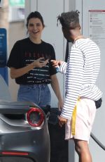 KENDALL JENNER at a Gas Station in Los Angeles 06/27/2018