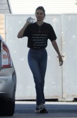 KENDALL JENNER at a Gas Station in Los Angeles 06/27/2018