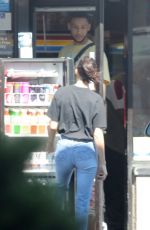 KENDALL JENNER at a Gas Station in Los Angeles 06/27/2018
