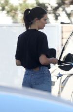 KENDALL JENNER at a Gas Station in Los Angeles 06/27/2018