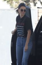 KENDALL JENNER at a Gas Station in Los Angeles 06/27/2018
