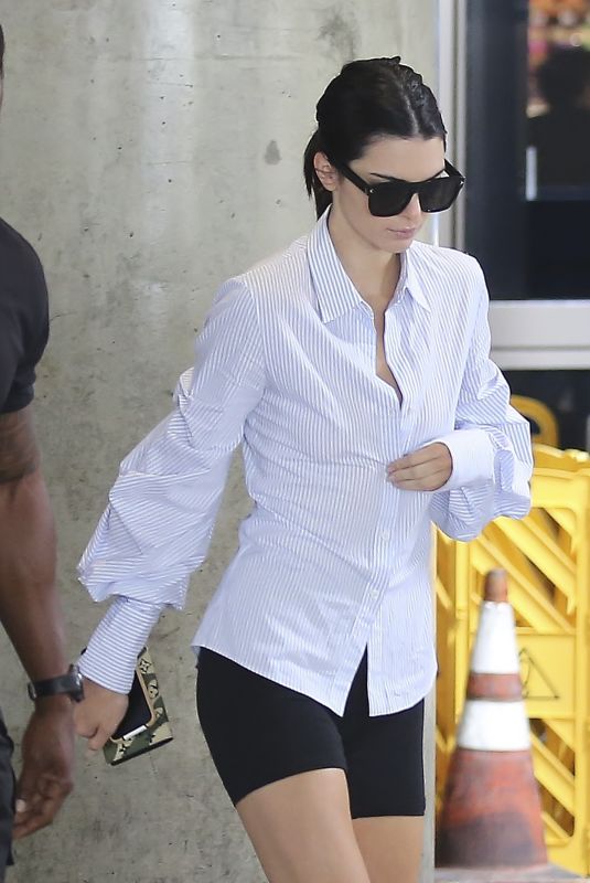 KENDALL JENNER at LAX Airport in Los Angeles 06/17/2018