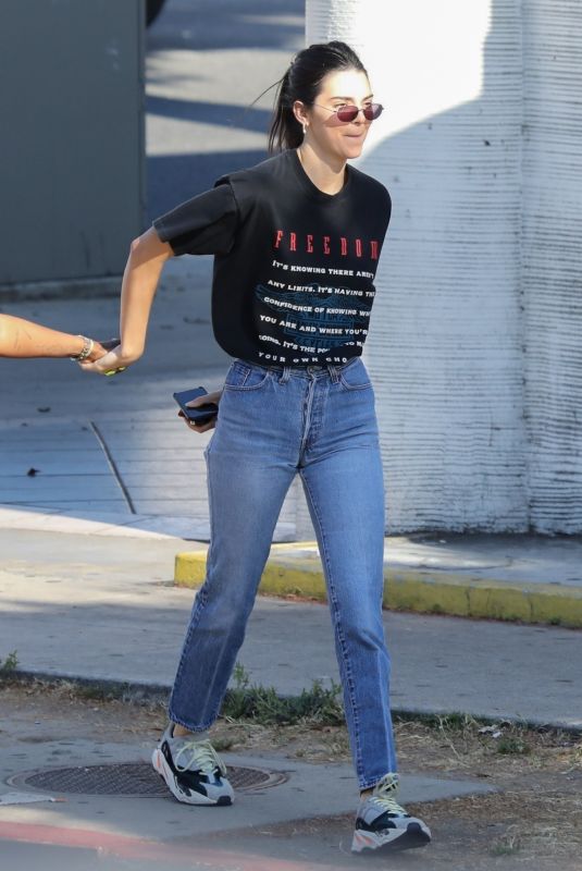 KENDALL JENNER Leaves Japanese BBQ Restaurant in Los Angeles 06/27/2018