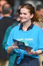 KERRIS DORSEY on the Set of Ray Donovan at Washington Square Park in New York 06/18/2018