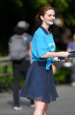 KERRIS DORSEY on the Set of Ray Donovan at Washington Square Park in New York 06/18/2018