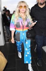 KESHA SEBERT at LAX Airport in Los Angeles 06/04/2018