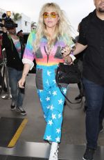 KESHA SEBERT at LAX Airport in Los Angeles 06/04/2018