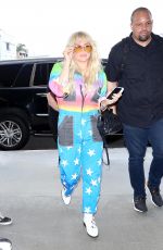 KESHA SEBERT at LAX Airport in Los Angeles 06/04/2018